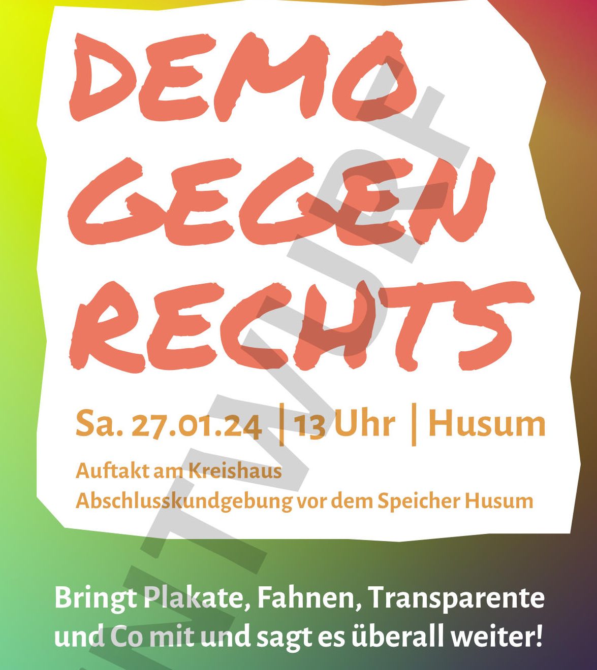 Aufruf DEMO GEGEN RECHTS › SPD Husum